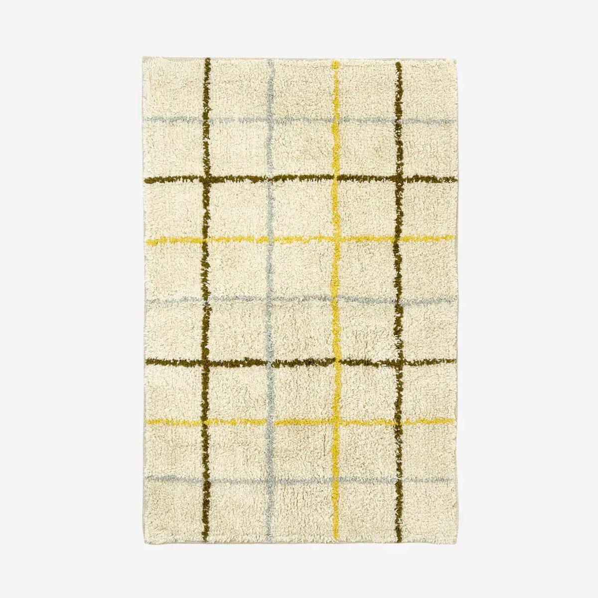 Checked Tufted Bath Mat
