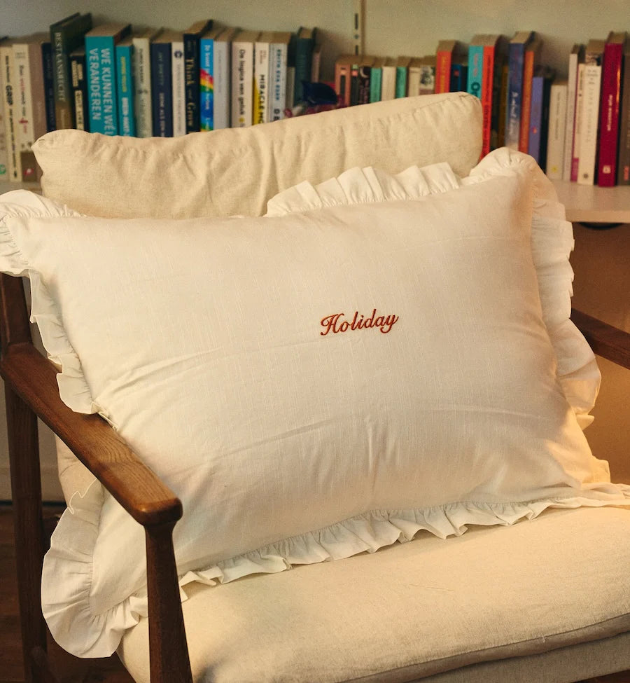 Holiday pillow cover