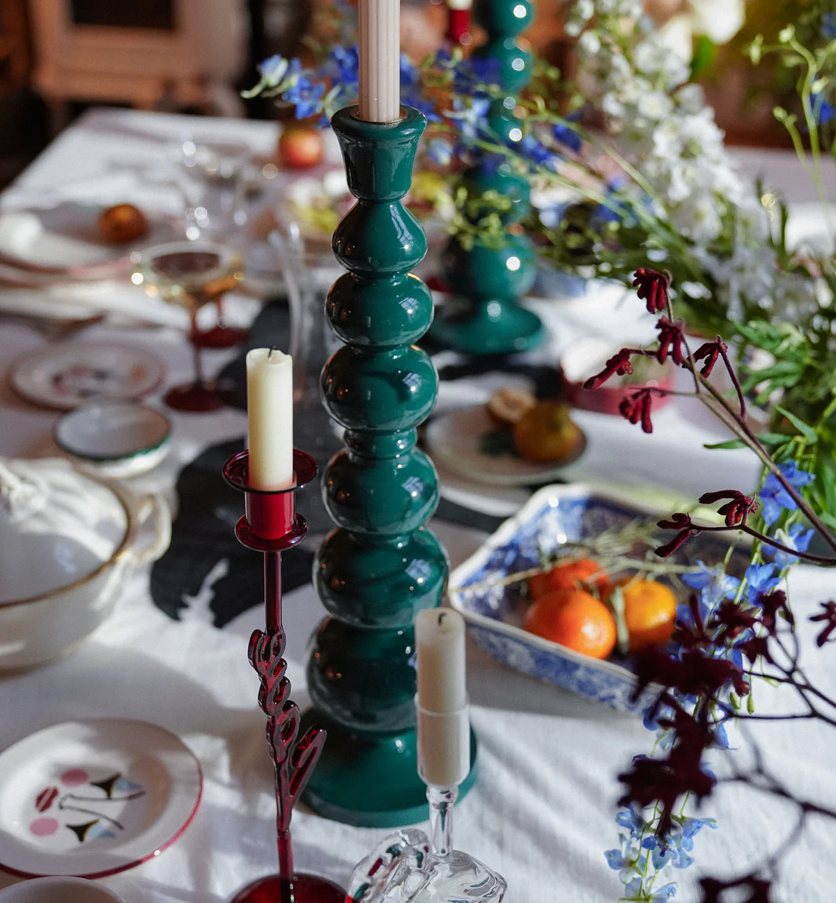 Pine Balloon Candle Holder