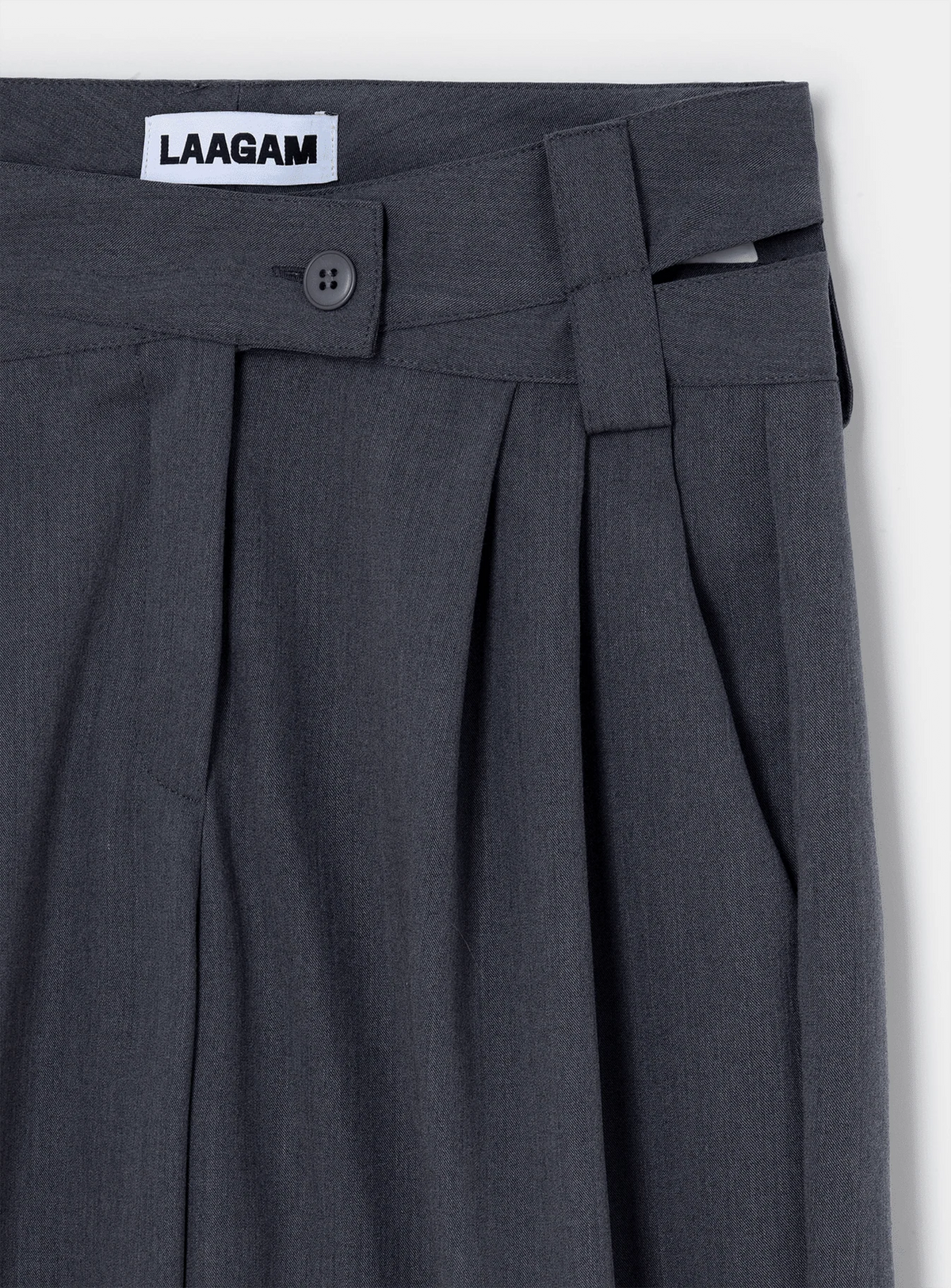 SMITH GREY WIDE LEGS PANTS