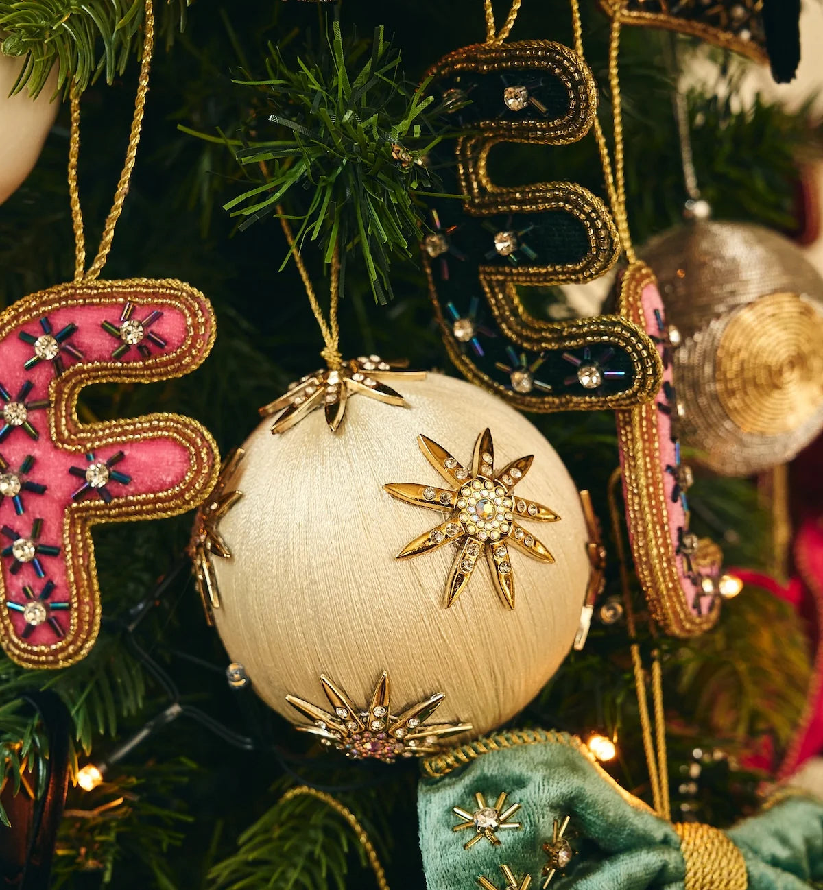 Starry Night Ivory Ornament