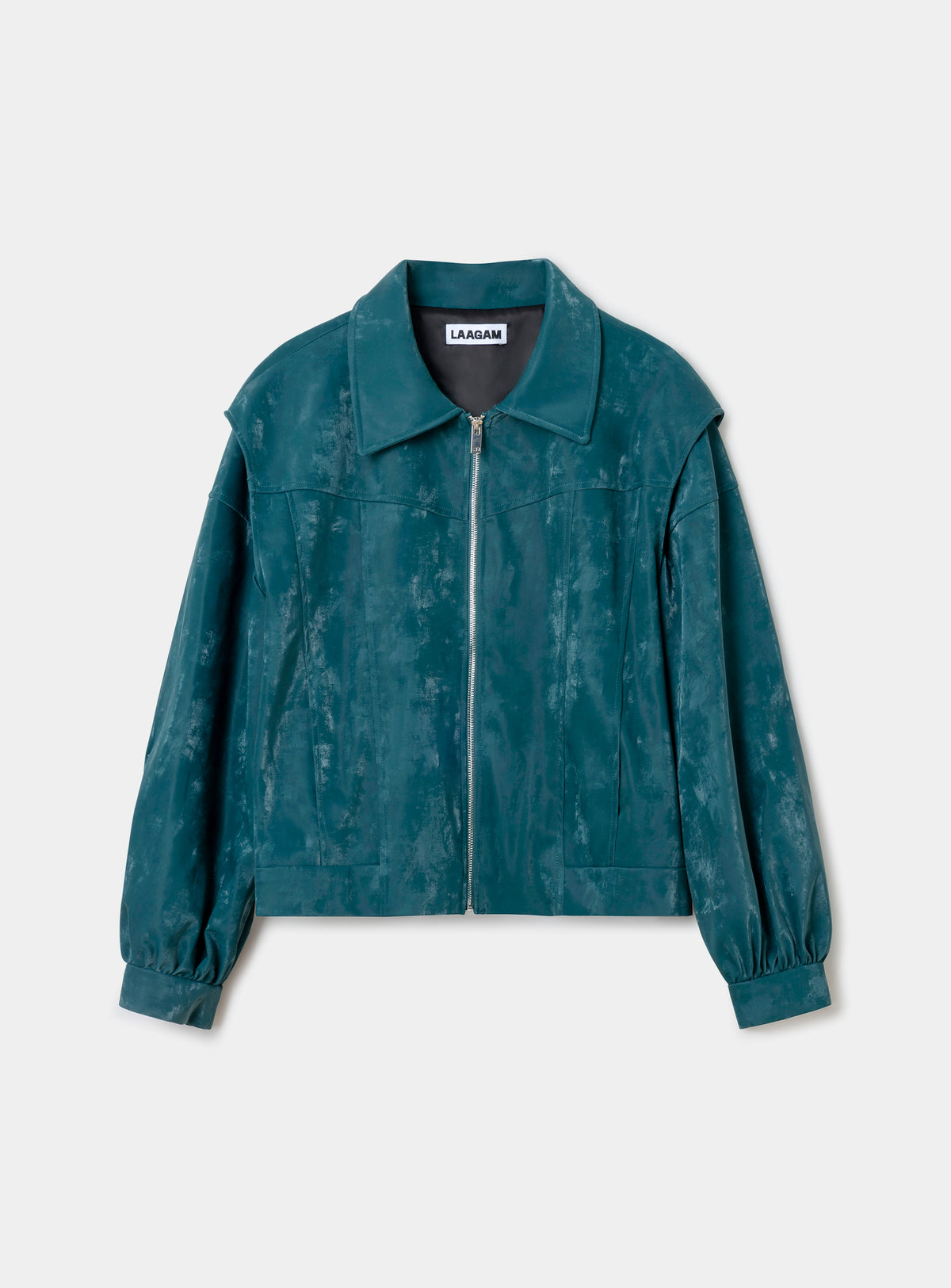 Cupido teal green bomber