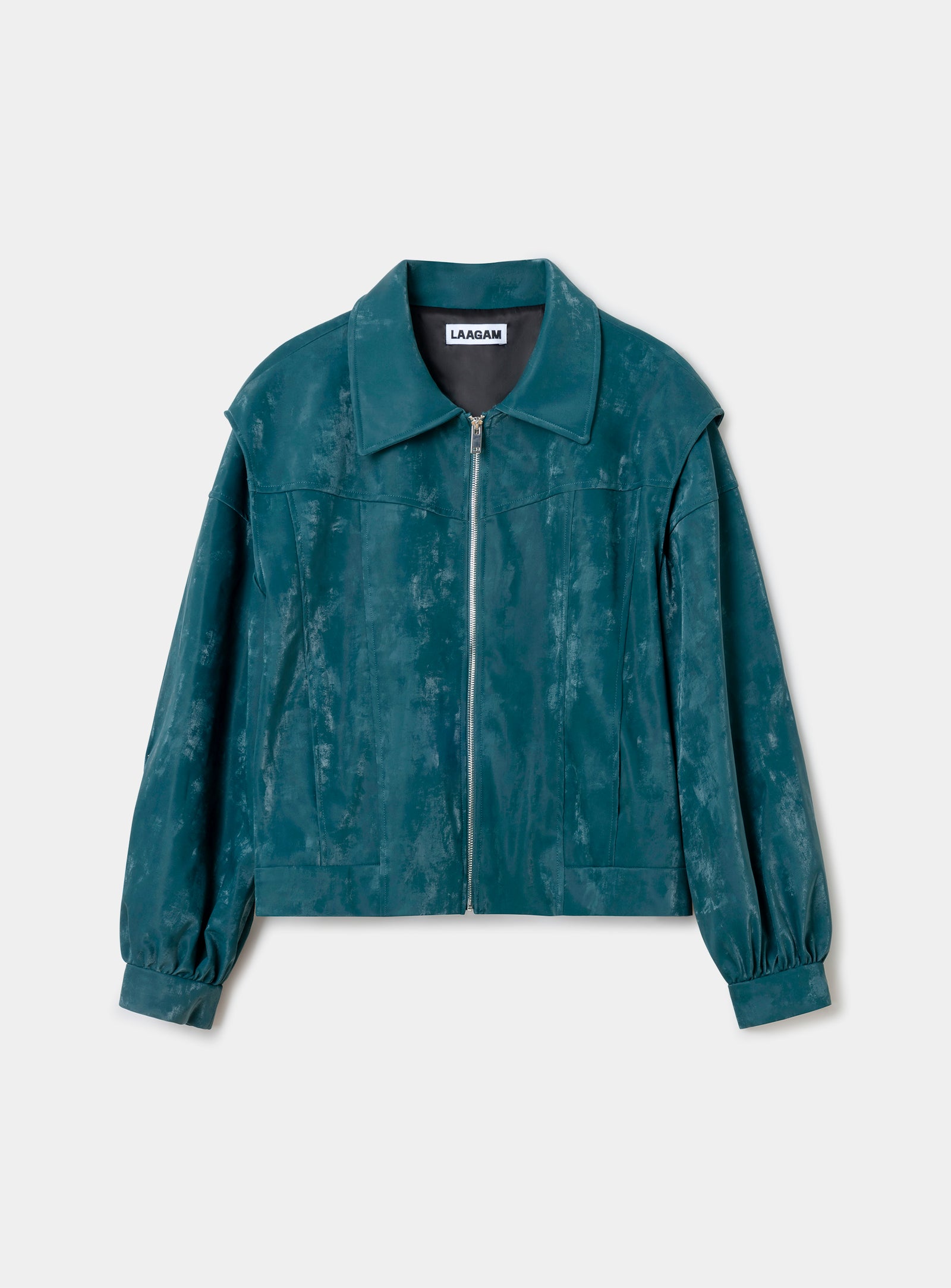 Cupido teal green bomber