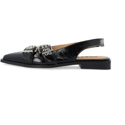 Cross Buckle Slingback