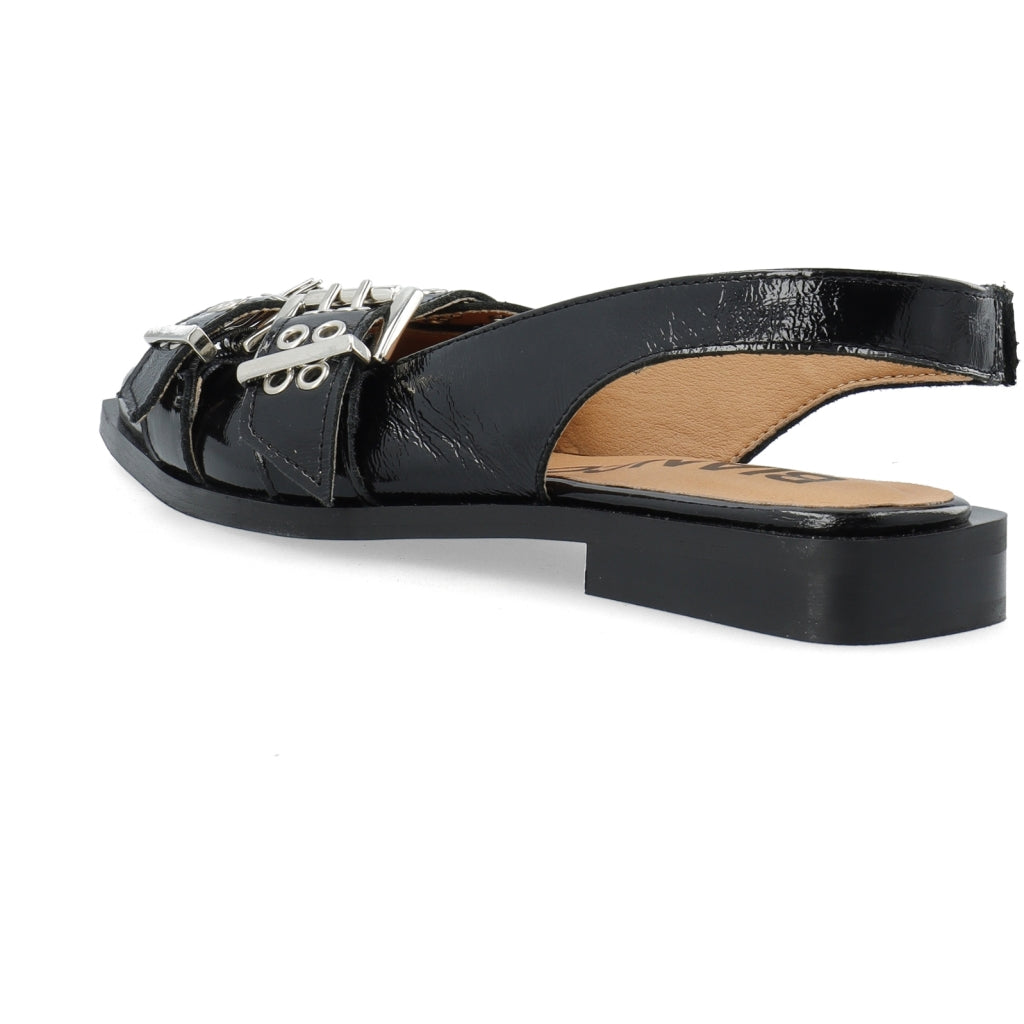Cross Buckle Slingback