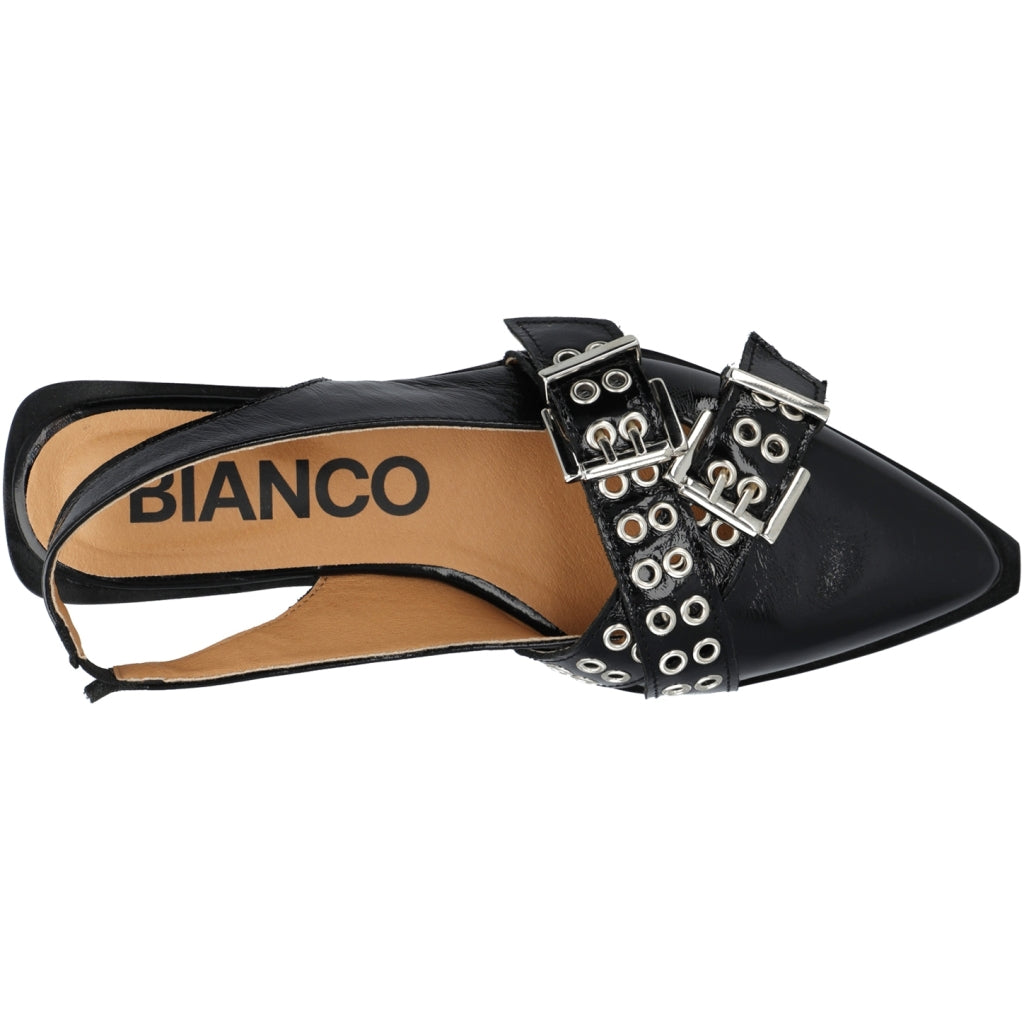 Cross Buckle Slingback