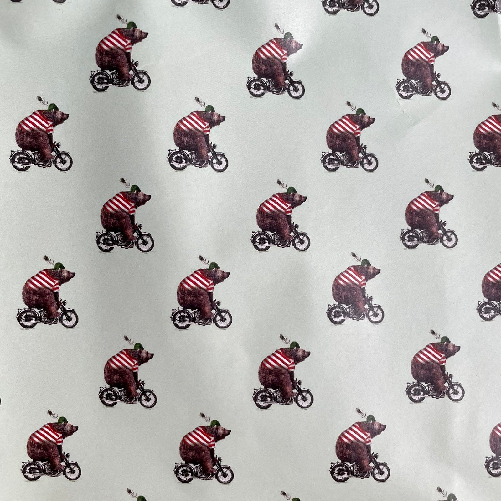 Kaftpapier beer/eenhoorn