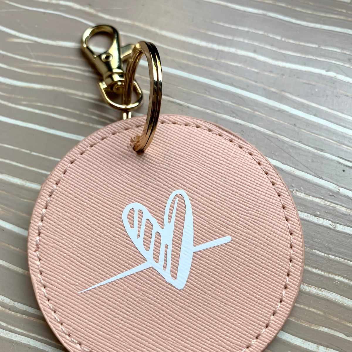 Gepersonaliseerde Key Hanger Ecoleather