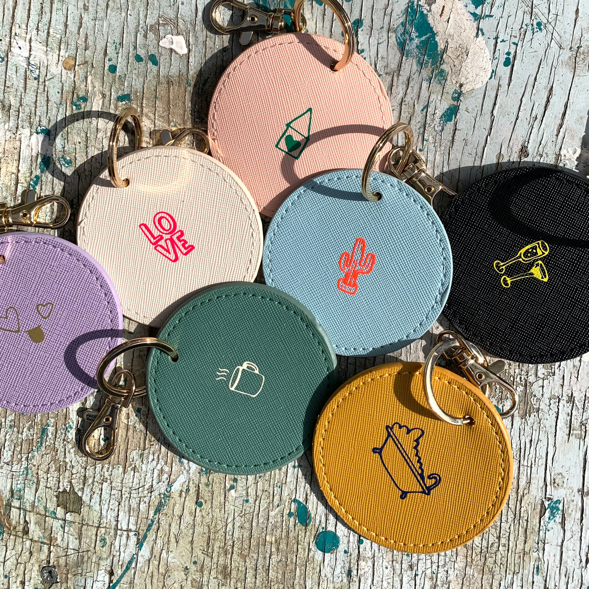 Gepersonaliseerde Key Hanger Ecoleather