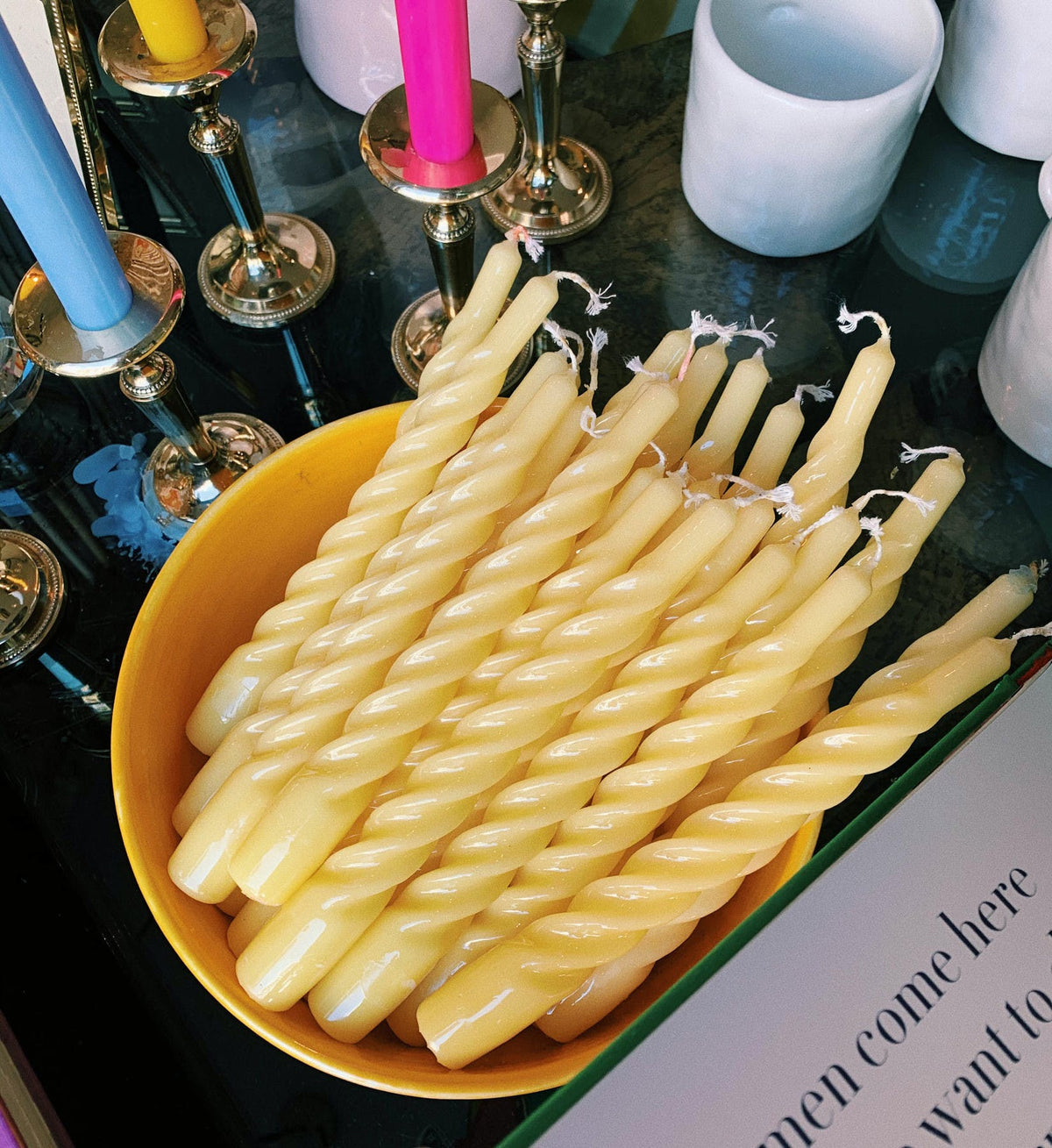 Twisted Single Candle