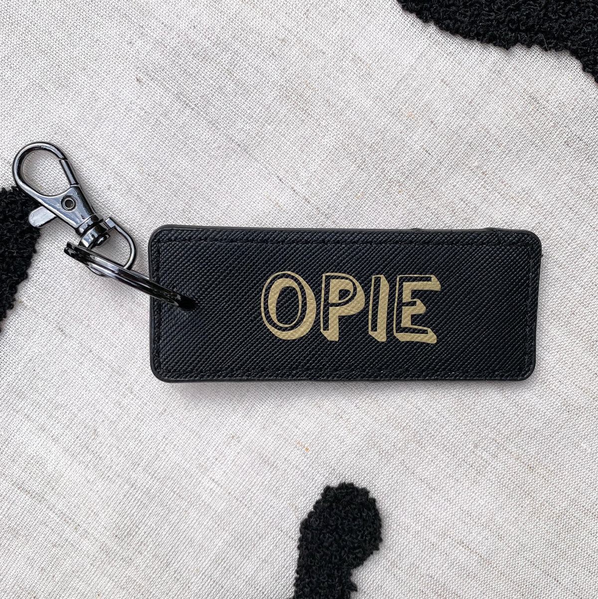 Gepersonaliseerde Key Hanger Ecoleather