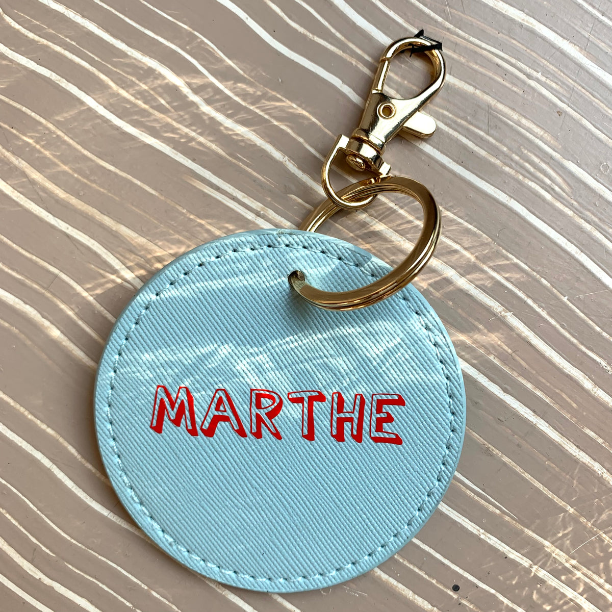 Gepersonaliseerde Key Hanger Ecoleather