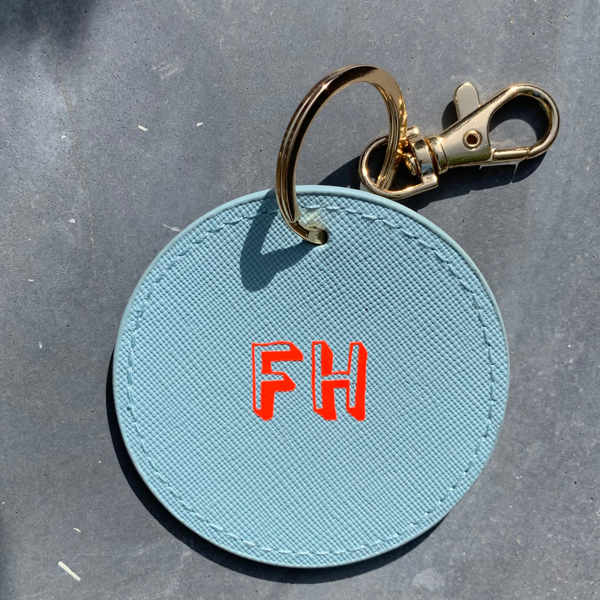 Gepersonaliseerde Key Hanger Ecoleather