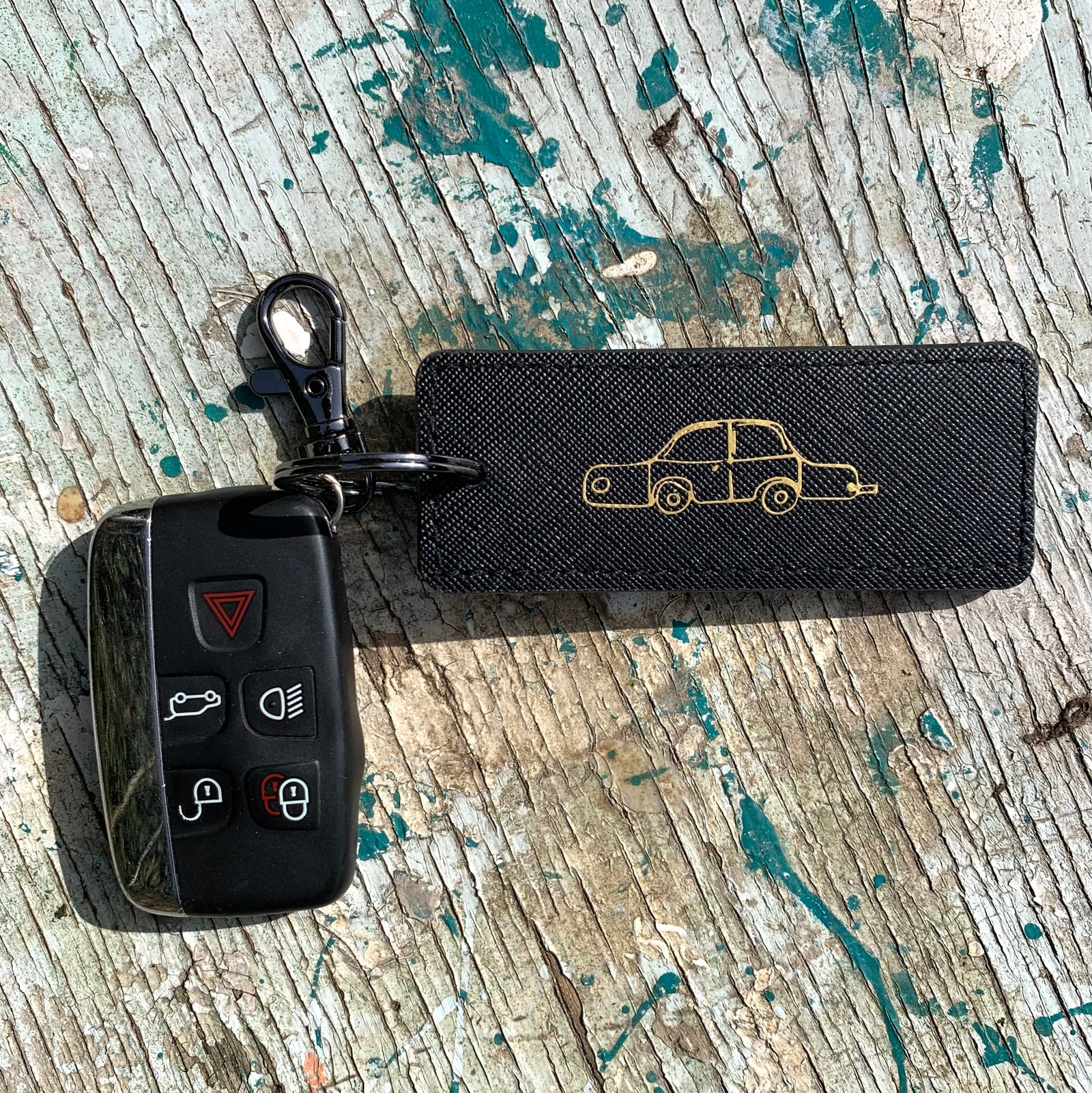 Gepersonaliseerde Key Hanger Ecoleather