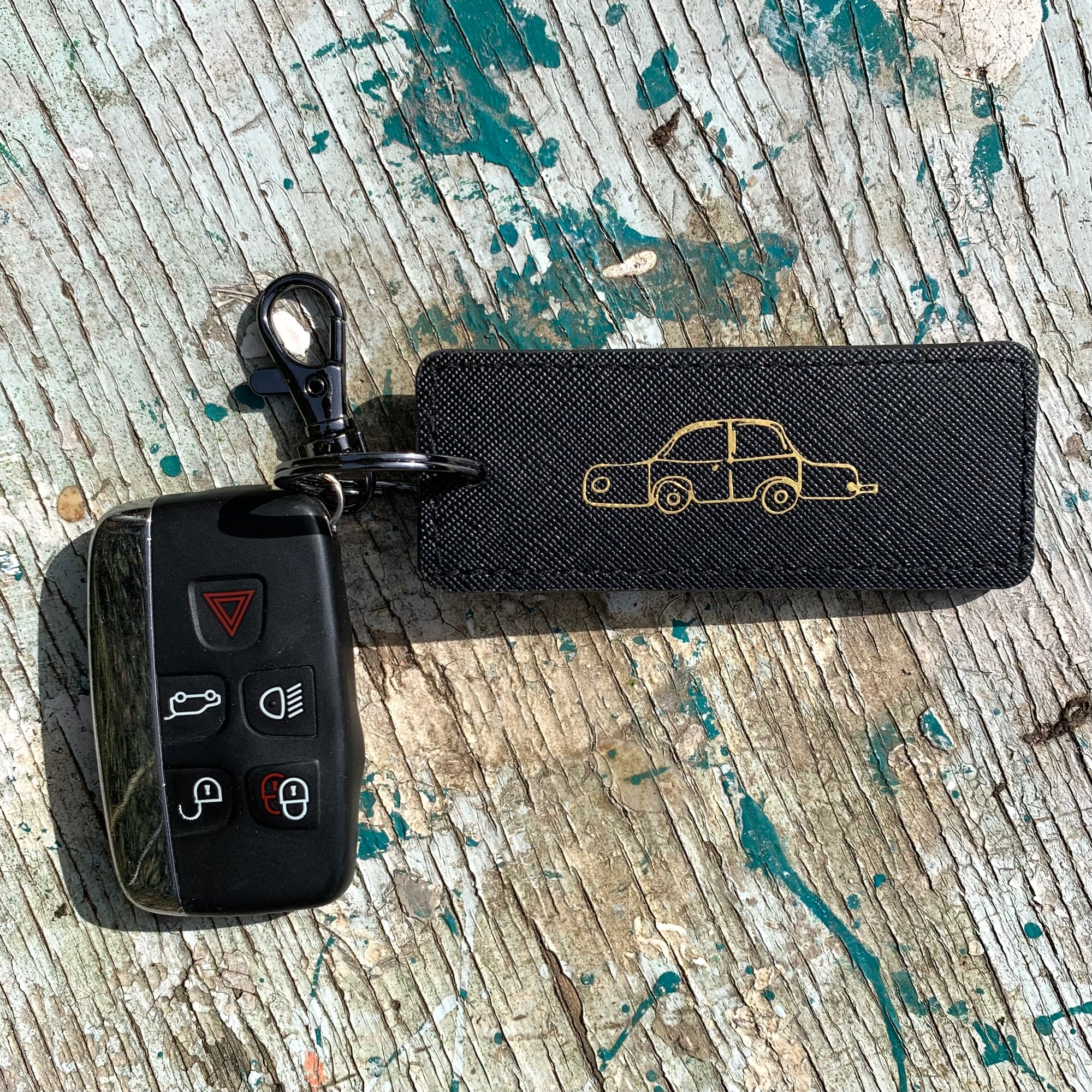 Gepersonaliseerde Key Hanger Ecoleather