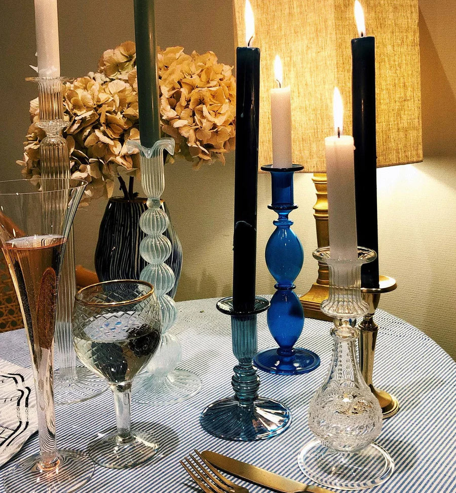 Bounty glass candle holder