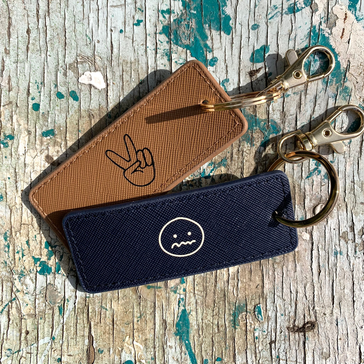 Gepersonaliseerde Key Hanger Ecoleather