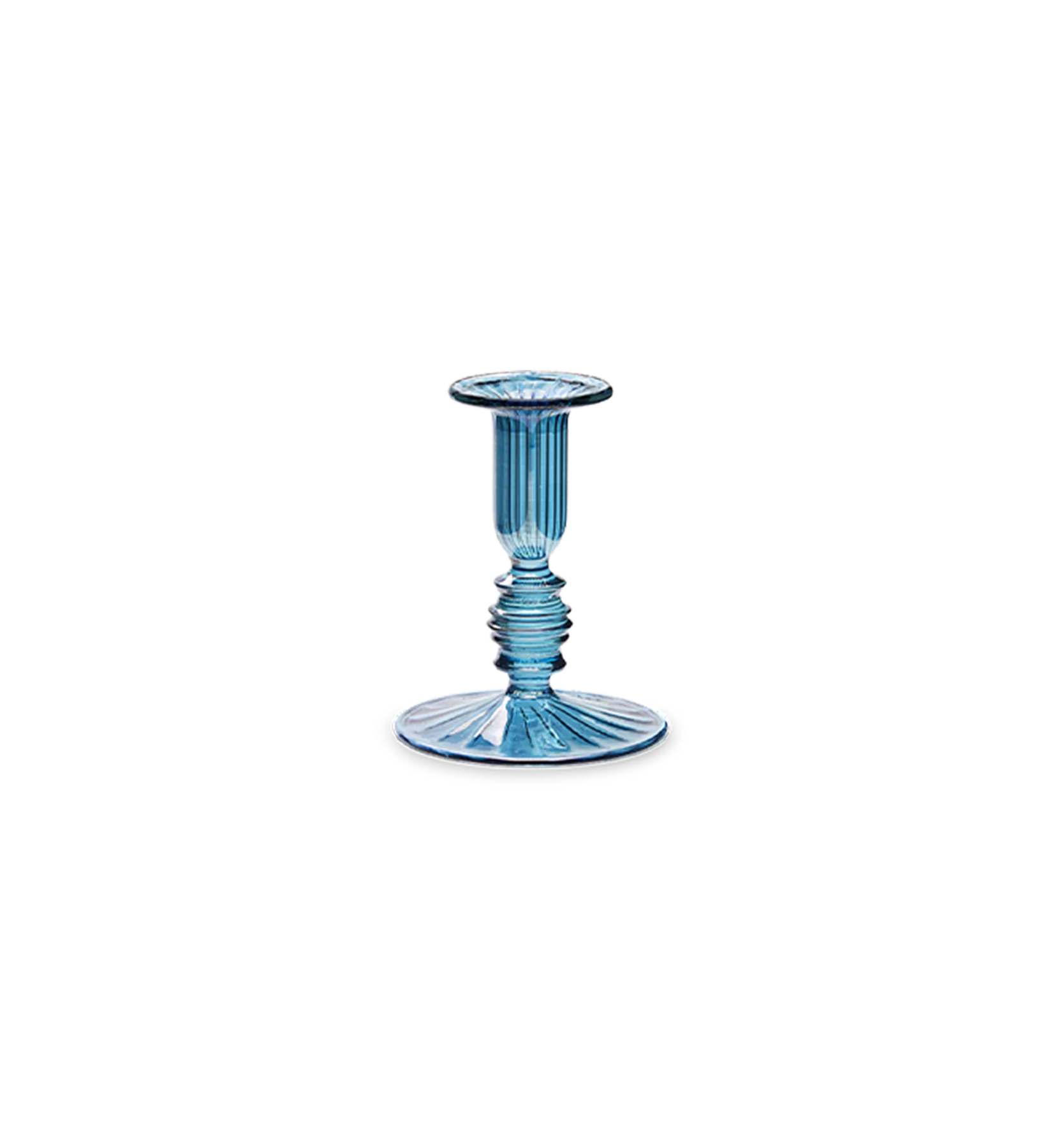 Ocean glass candle holder