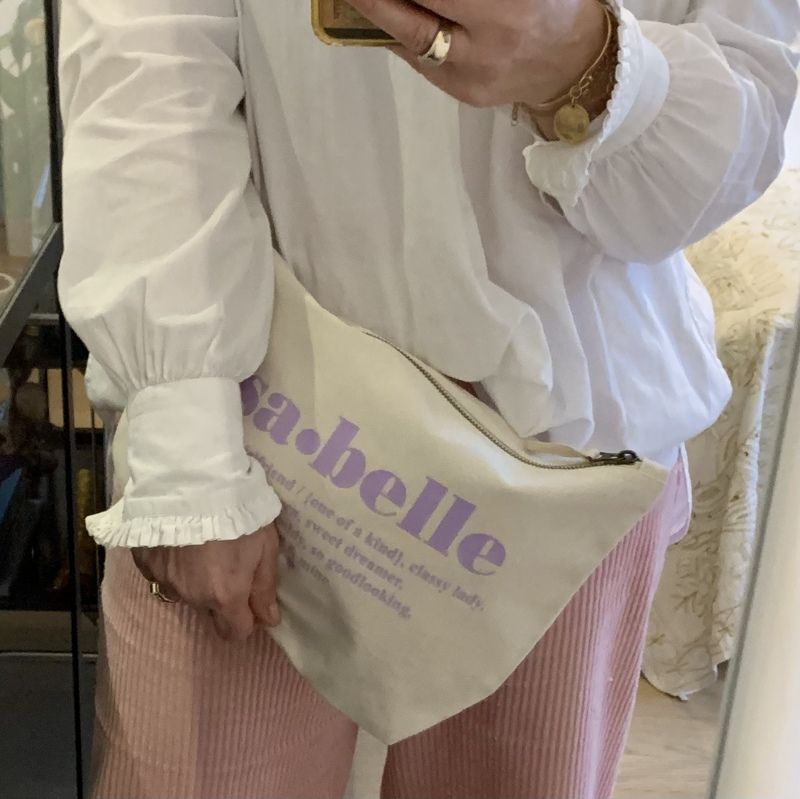 Gepersonaliseerde Toilettas Met Naam Ecokatoen