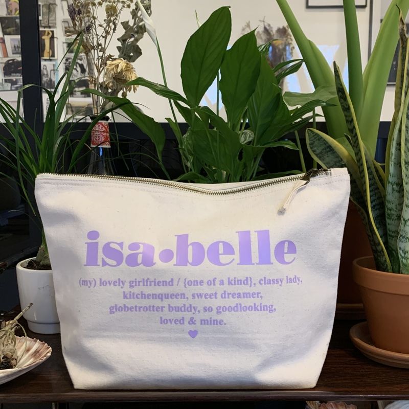 Gepersonaliseerde Toilettas Met Naam Ecokatoen